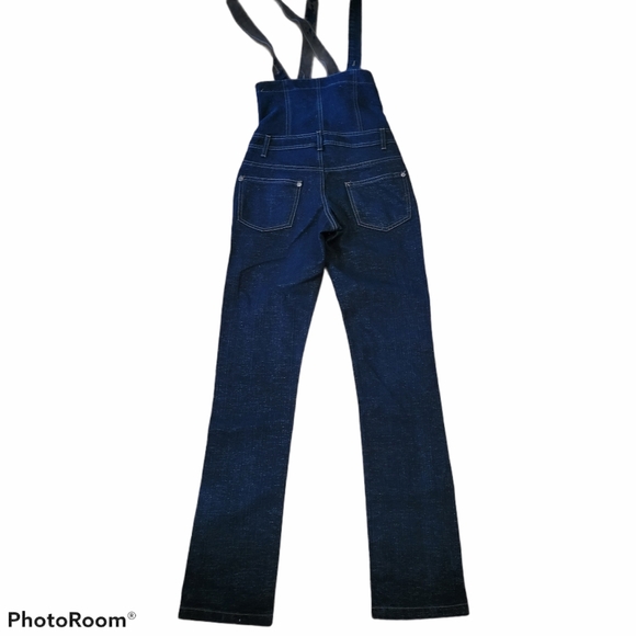 De Puta Madre 69 Dark Denim Overall Jeans Sz 27 - Picture 2 of 15